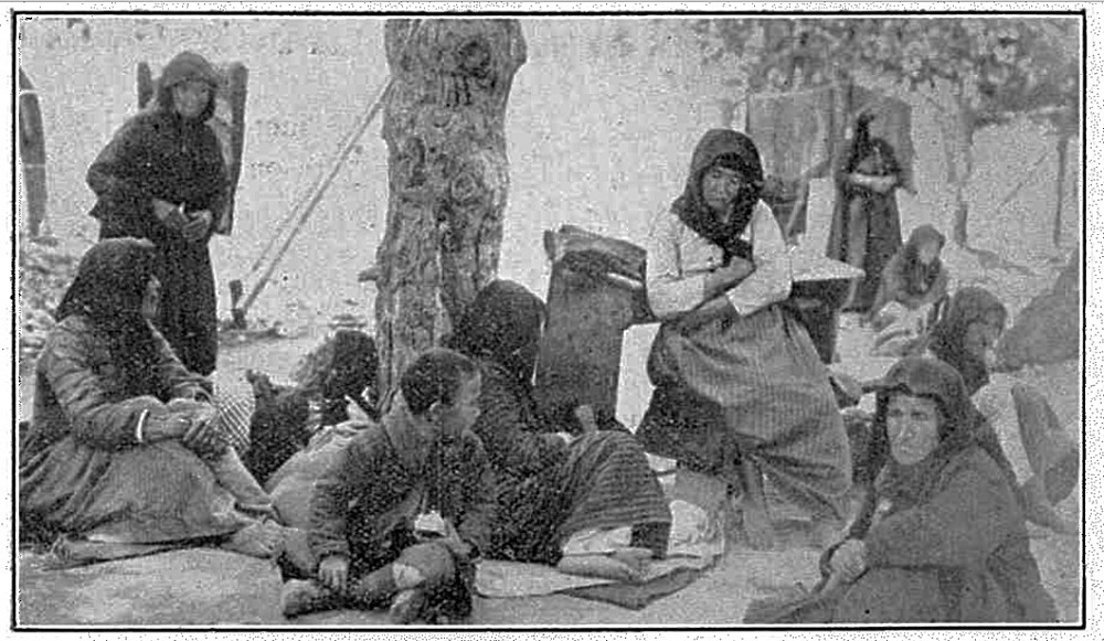 Ottoman Greeks deported from their homes.